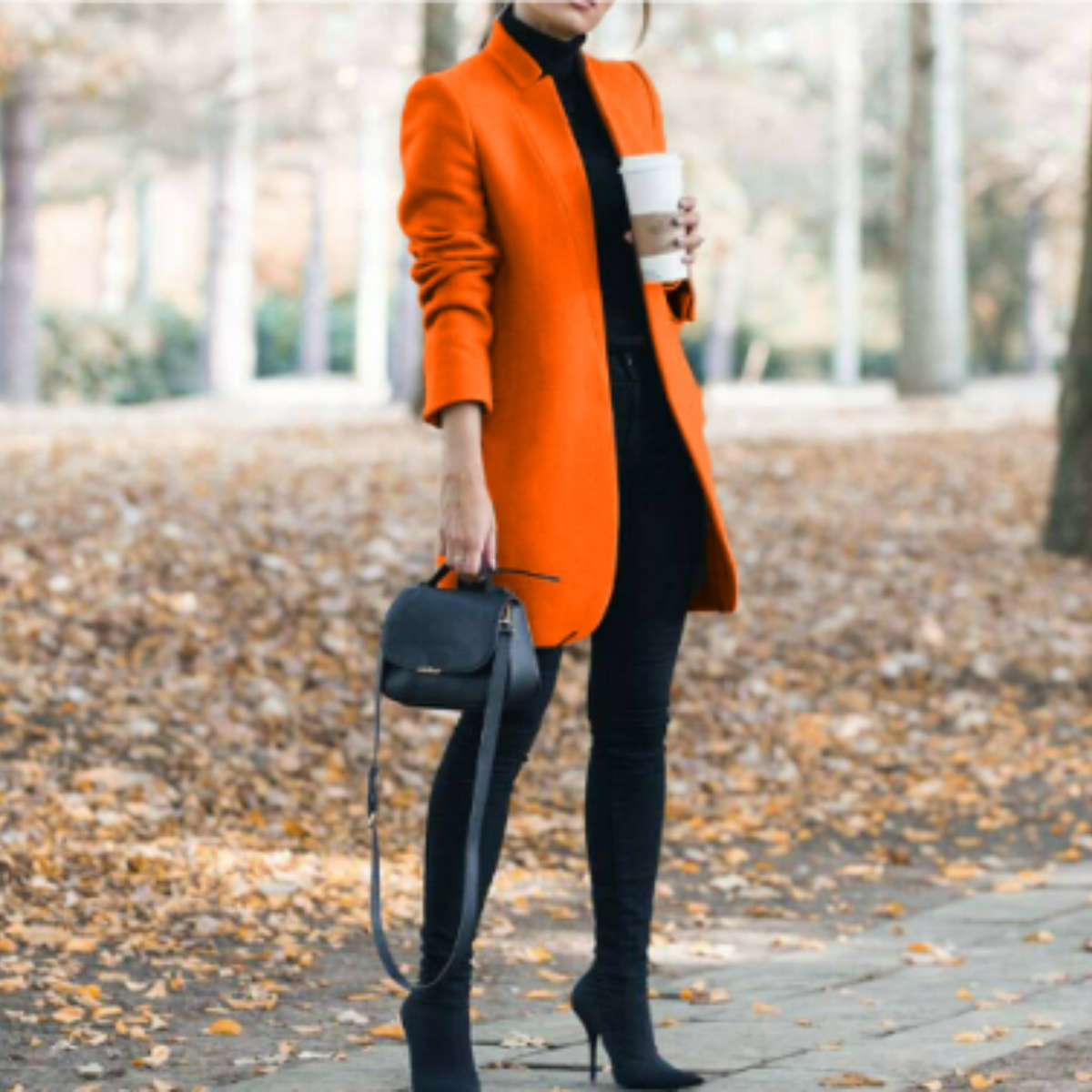WW | Damen Wintermantel mit Stehkragen und Zeitlosem Design