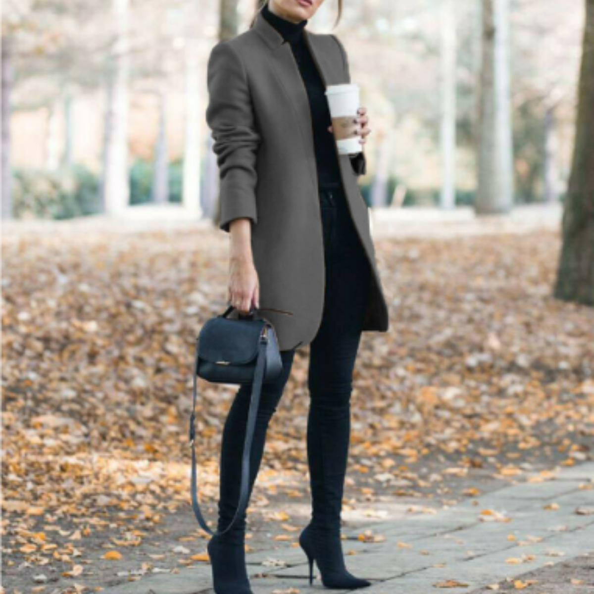 WW | Damen Wintermantel mit Stehkragen und Zeitlosem Design