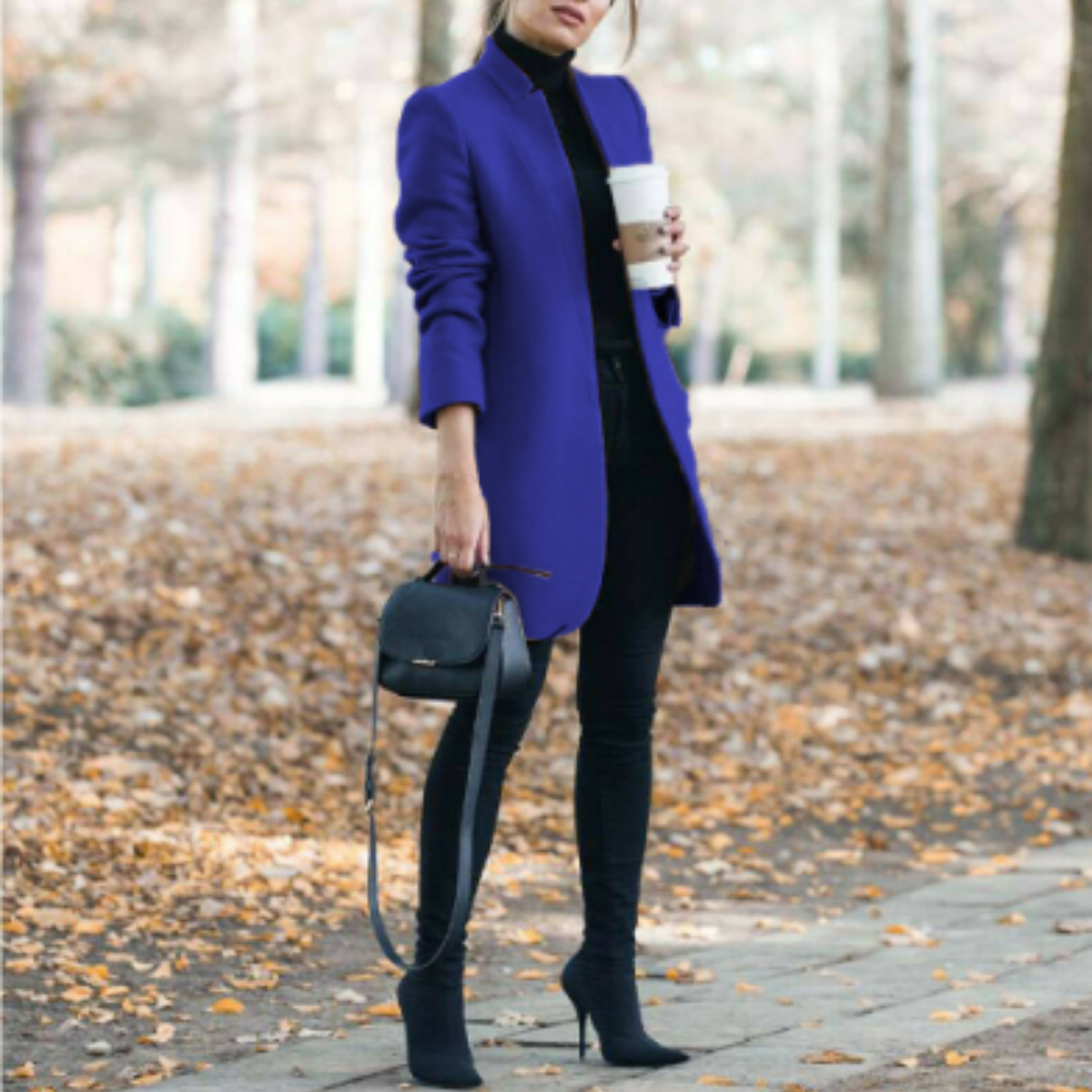 WW | Damen Wintermantel mit Stehkragen und Zeitlosem Design