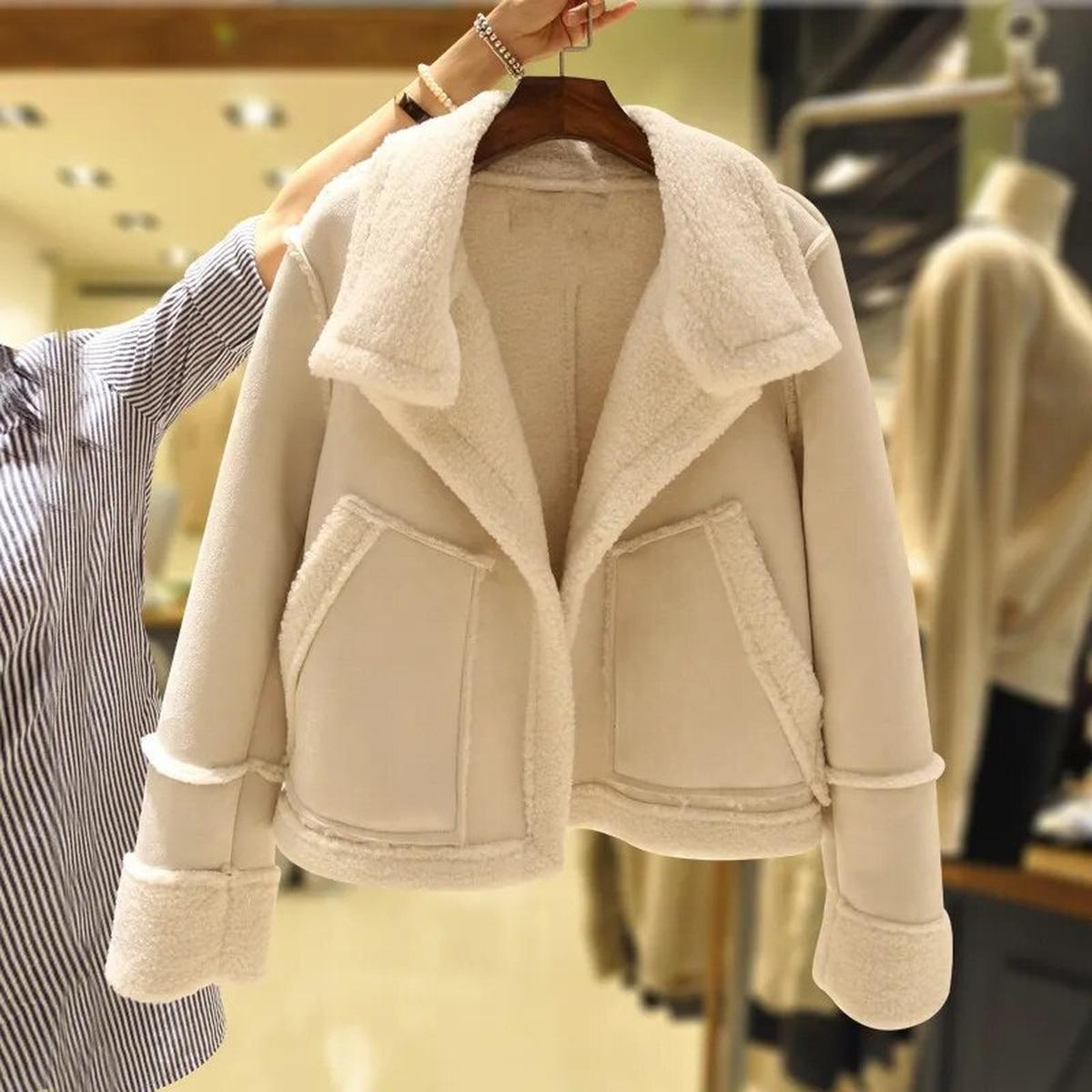 WW | Damen Wildleder Slim Fit Jacke