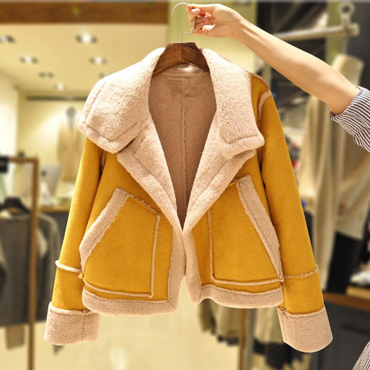 WW | Damen Wildleder Slim Fit Jacke