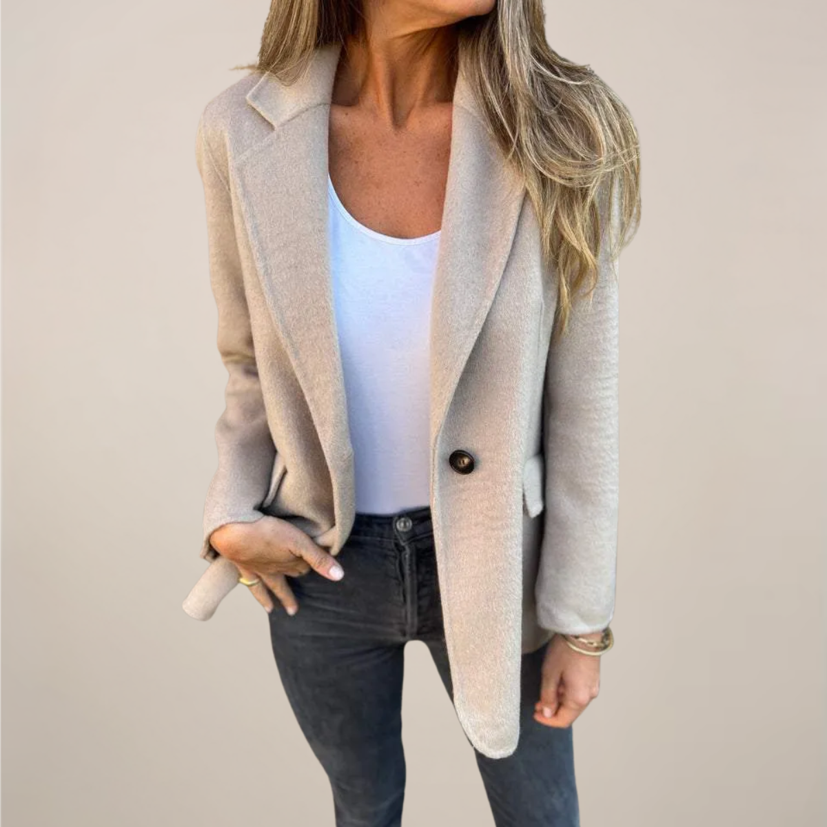 WW | Women's Fitted Blazer Jacket Lapel Style