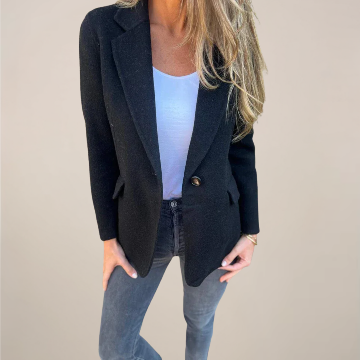 WW | Women's Fitted Blazer Jacket Lapel Style