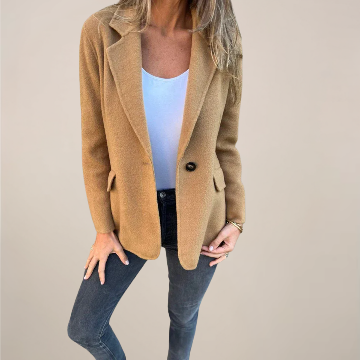 WW | Women's Fitted Blazer Jacket Lapel Style