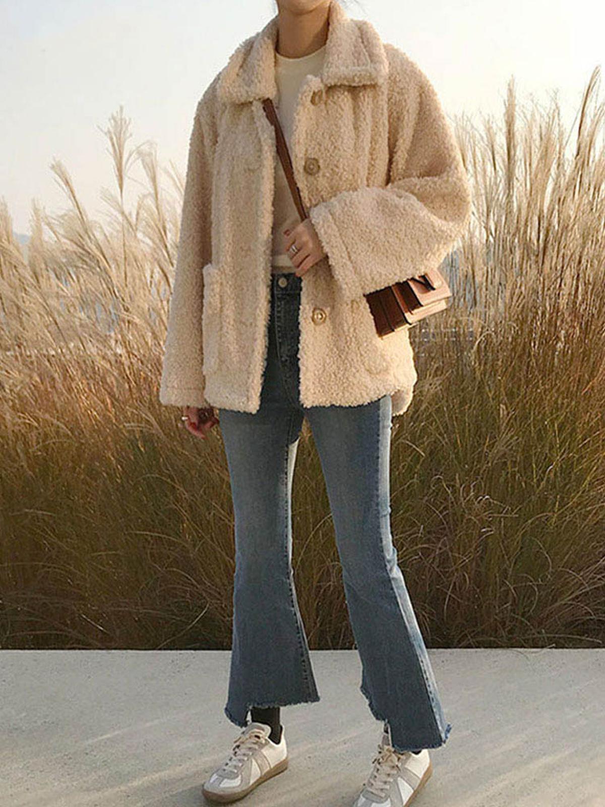WW | Damen Teddy Fleece Jacke