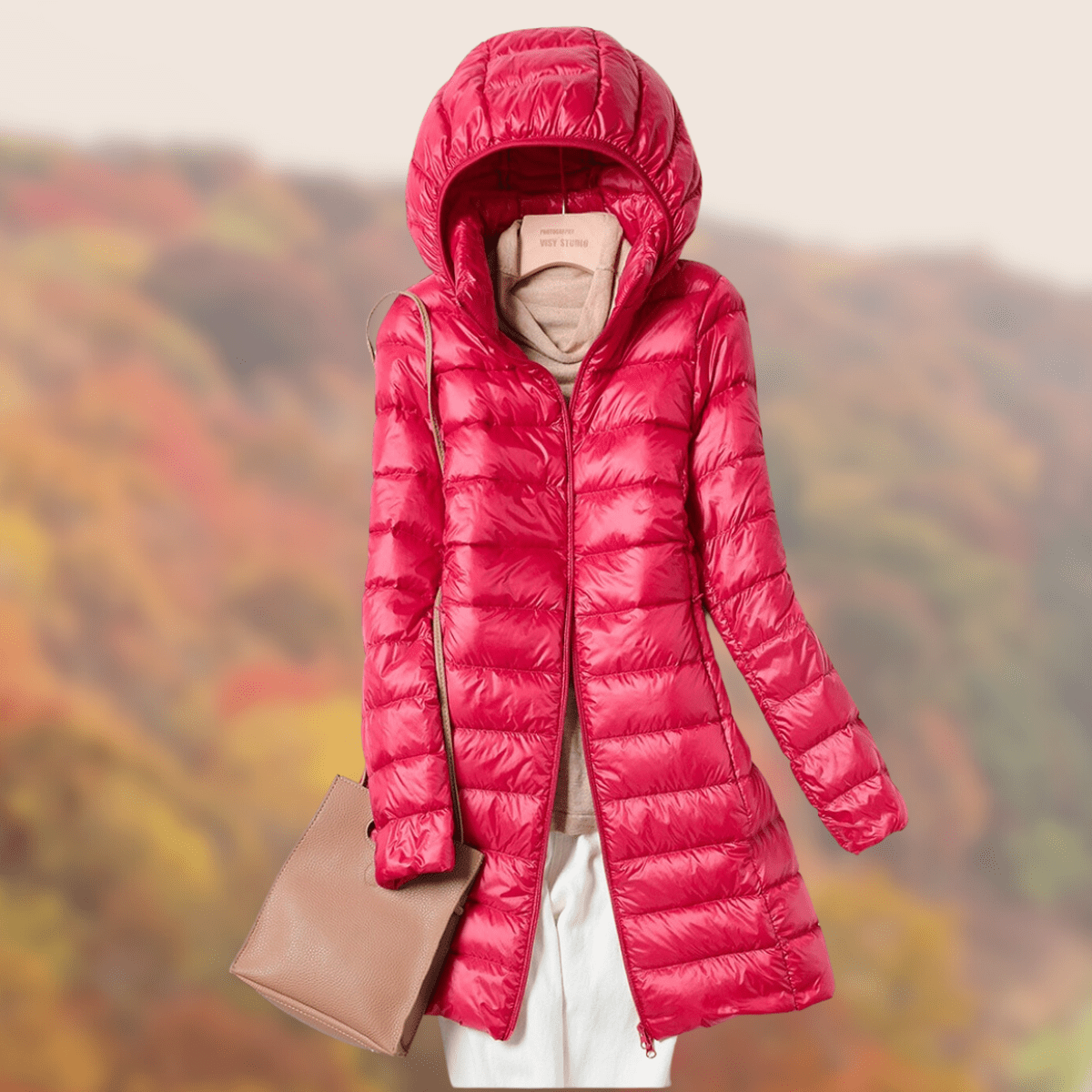 WW | Damen Ultra Leicht Daunenjacke mit Kapuze