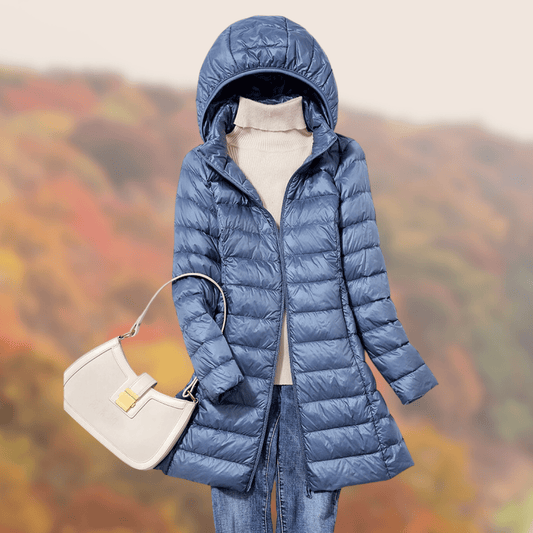 WW | Damen Ultra Leicht Daunenjacke mit Kapuze