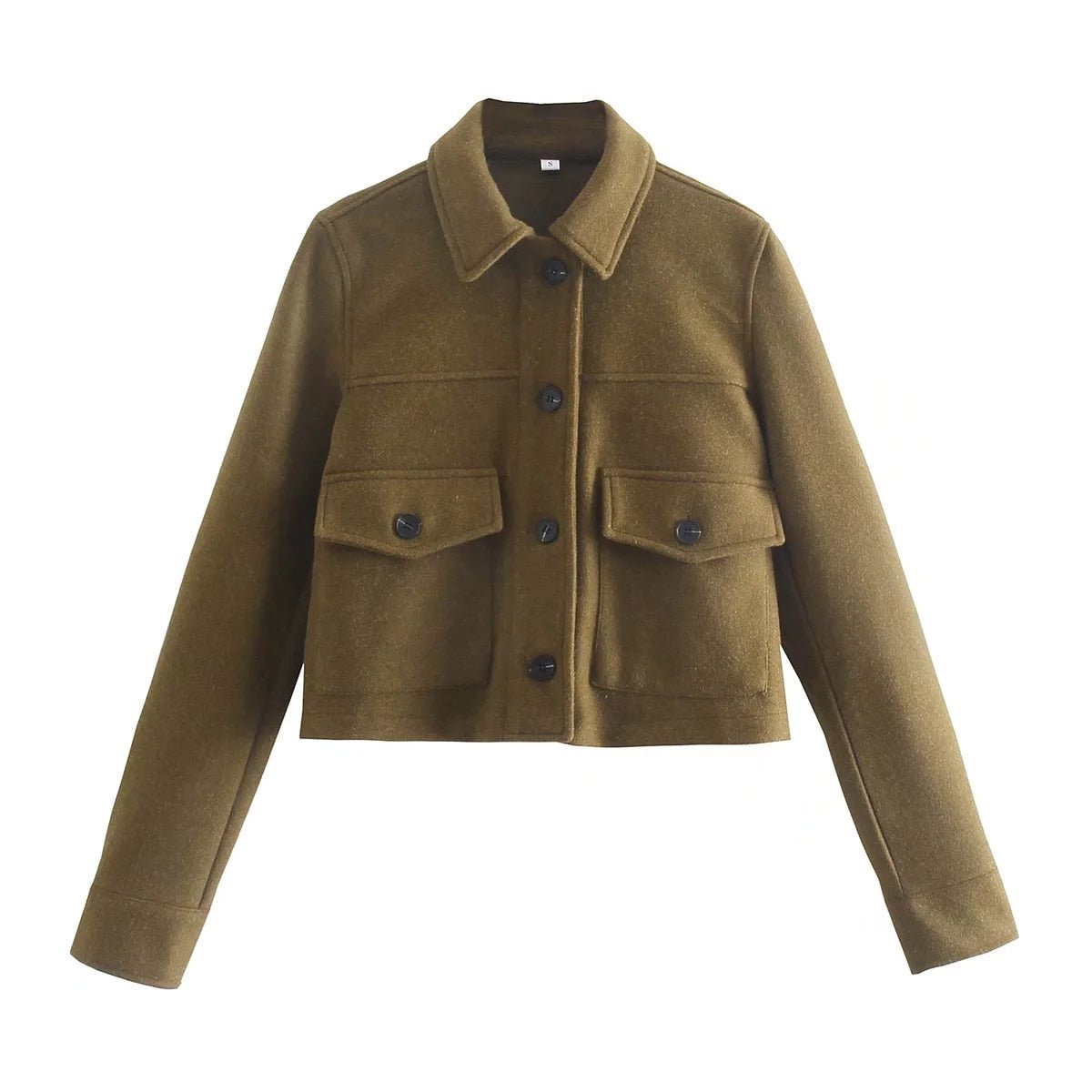 WW | Damen Weinlese Retro Jacke mit Klassischem Design