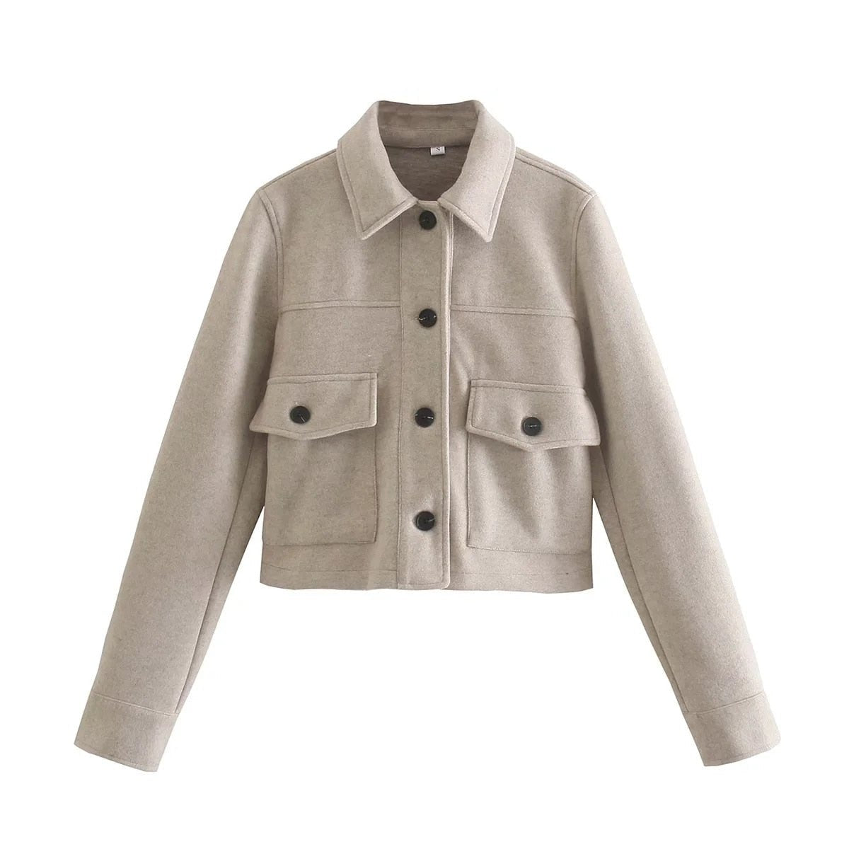 WW | Damen Weinlese Retro Jacke mit Klassischem Design