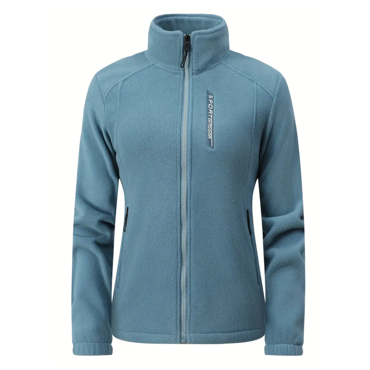 WW | Damen Warme Outdoor Fleecejacke mit Plüschfutter