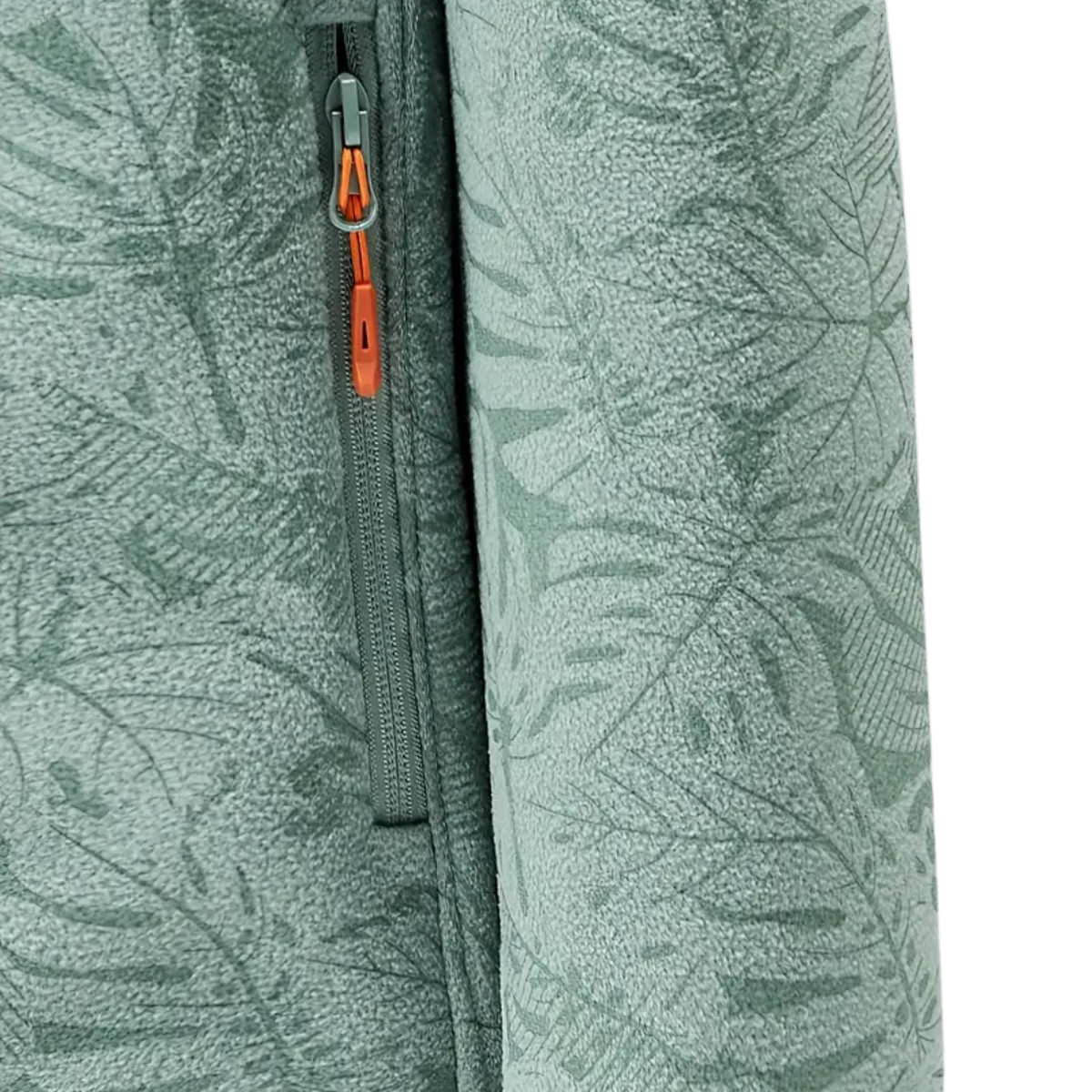 WW | Damen Winddichte Fleecejacke mit Botanischem Druck Für Herbst und Winter