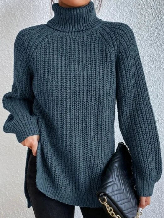 WW | Rollkragenpullover - Lockerer Schnitt - Weicher Stoff mit Wärmefaktor - Kuschelig & vielseitig kombinierbar