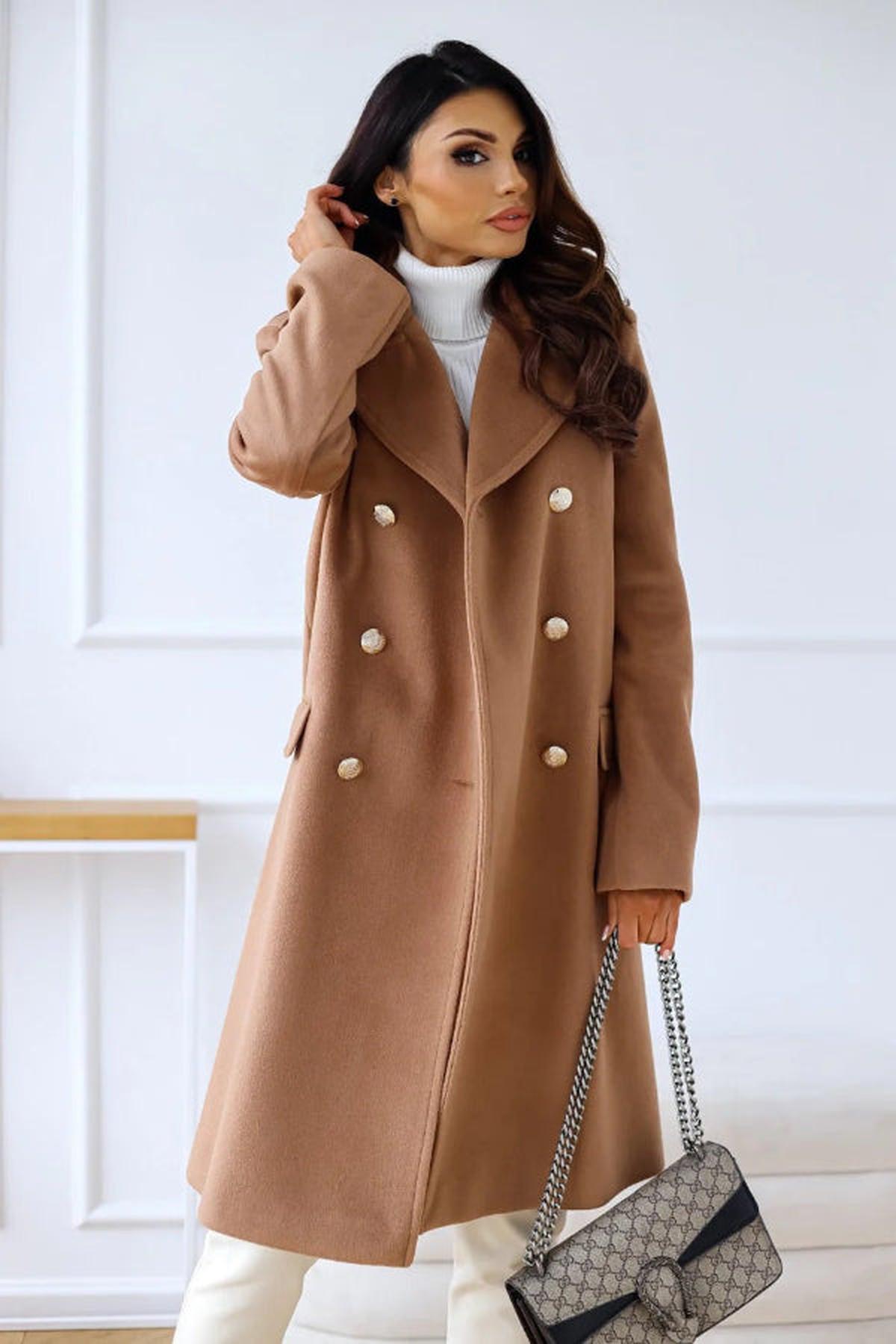 WW | Woll Doppeltbreasted Trenchcoat Für Damen