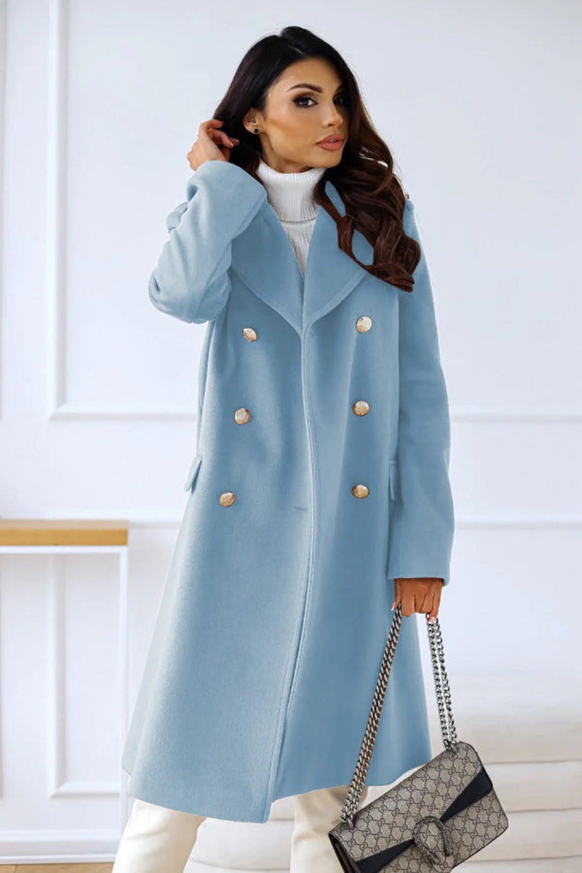 WW | Woll Doppeltbreasted Trenchcoat Für Damen