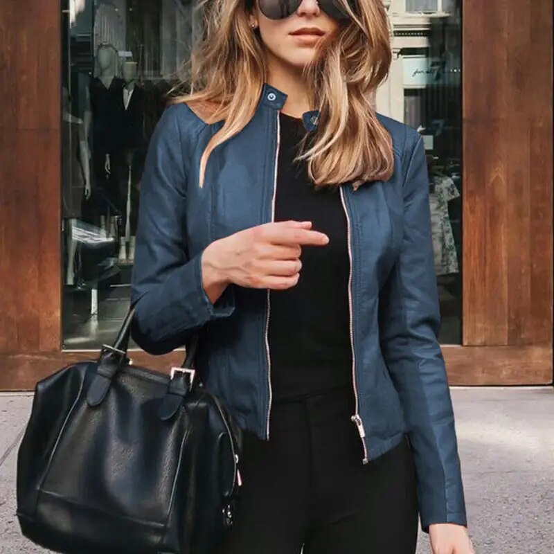 WW | Klassische Lederjacke für Damen