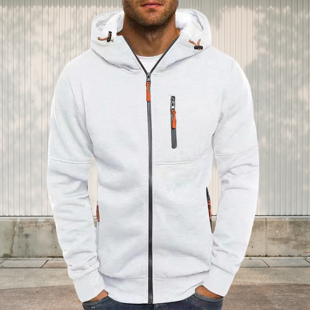 WW | Sportliche Herren Kapuzenjacke mit Reißverschluss