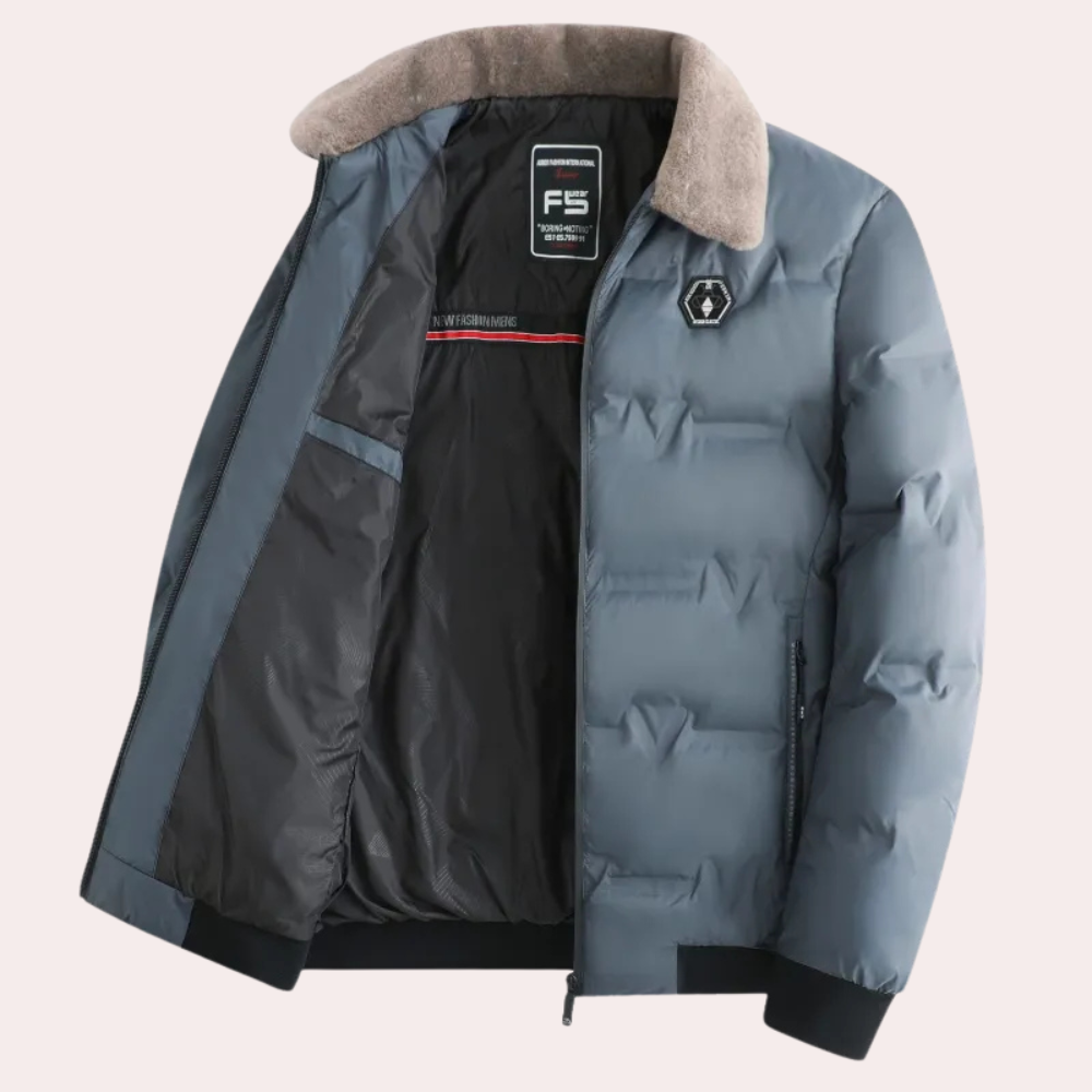 WW | Gepolsterte Winterjacke Für Herren Für Kalte Tage