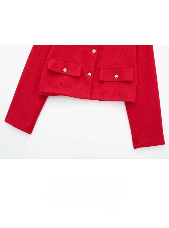 WW | Trendy Buttoned Short Blazer