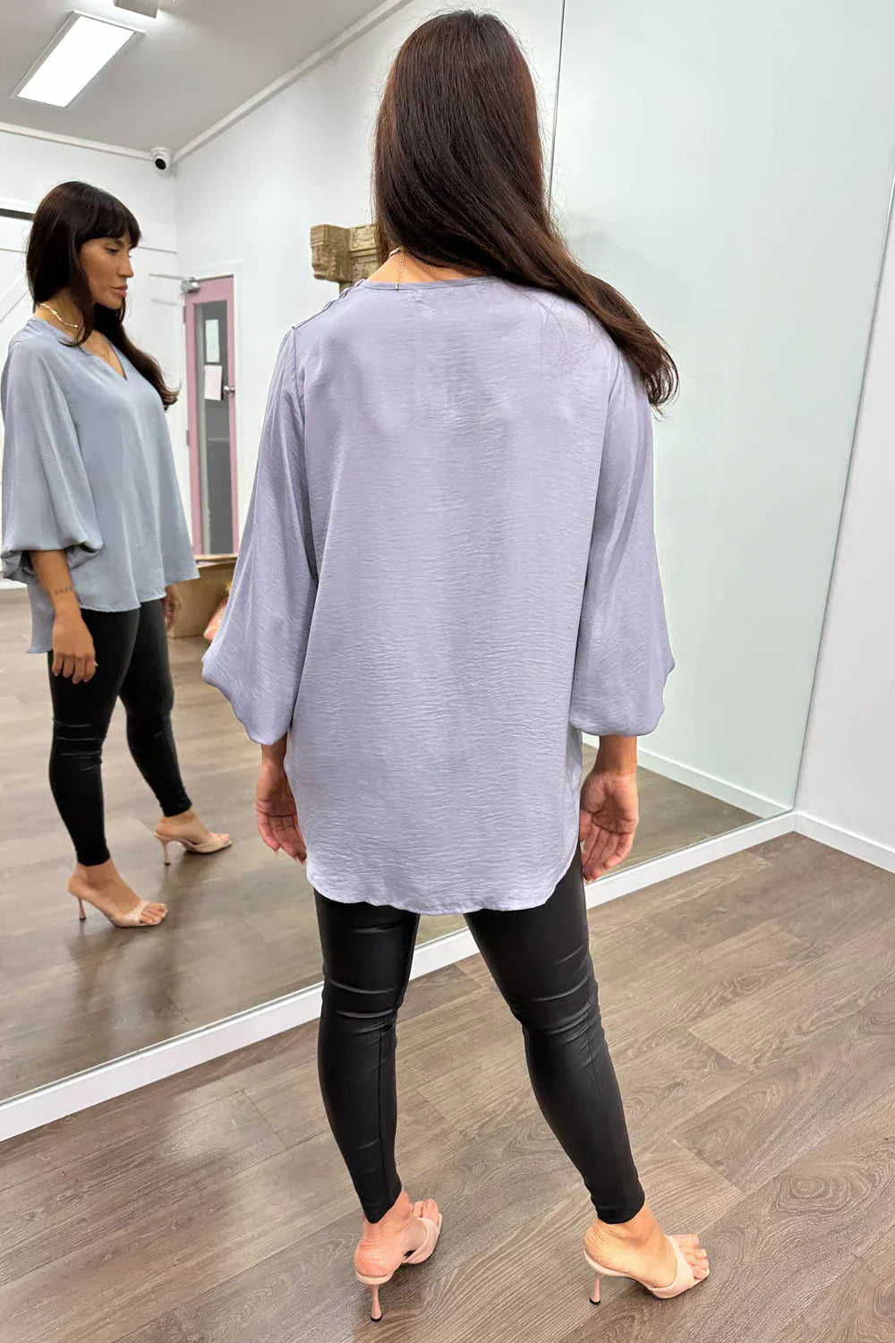 WW | Women's Blouse With Modern V-Neck