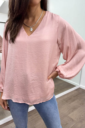 WW | Women's Blouse With Modern V-Neck