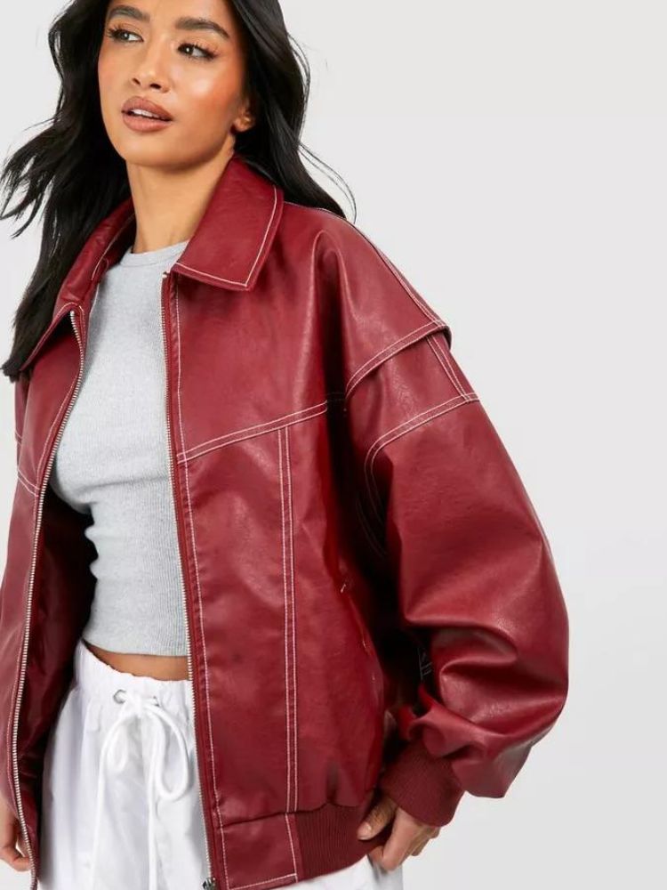 WW | Elegante und bequeme Lederjacke für Frauen