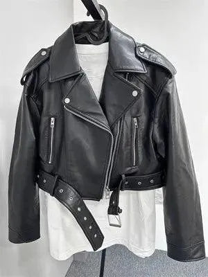 WW | Kurze Lederjacke - Retro - Hochwertiges Leder - Perfekt für jeden Anlass