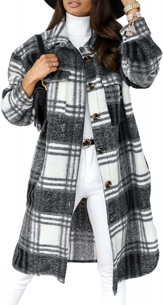 WW | Long & Trendy Wool Jacket