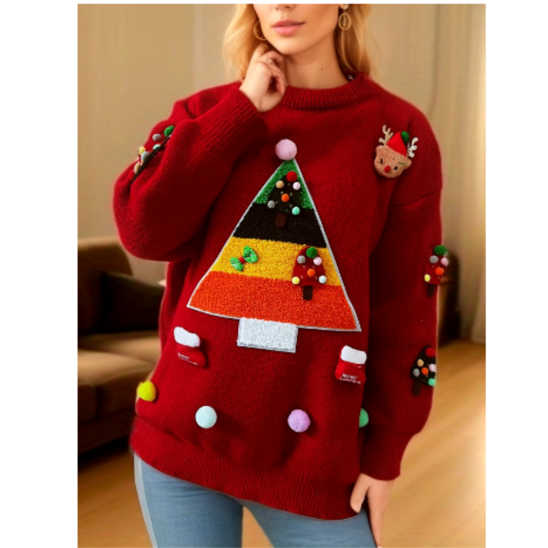 WW | Strick Weihnachts Pullover - Damenmode