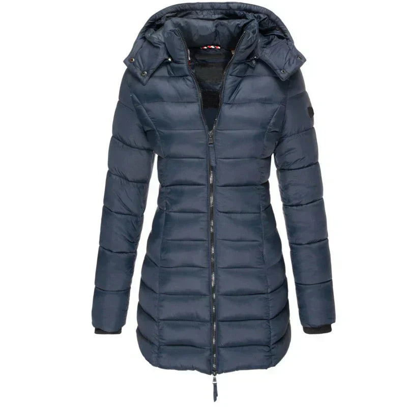 WW | Damen Steppjacke mit Kapuze, elegant und bequem