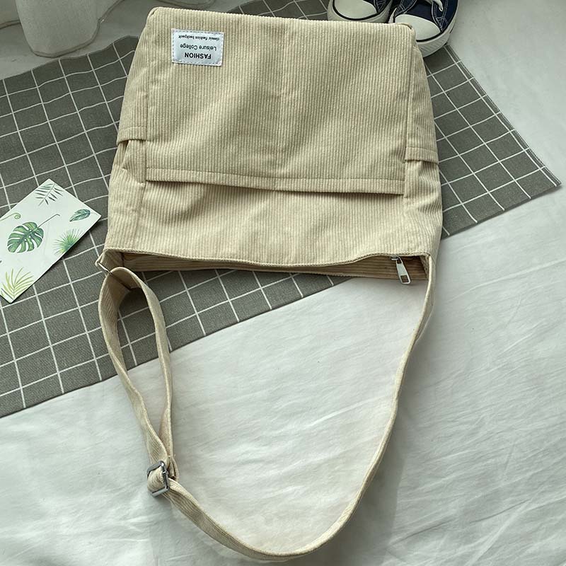 WW | Wide Corduroy Shoulder Bag