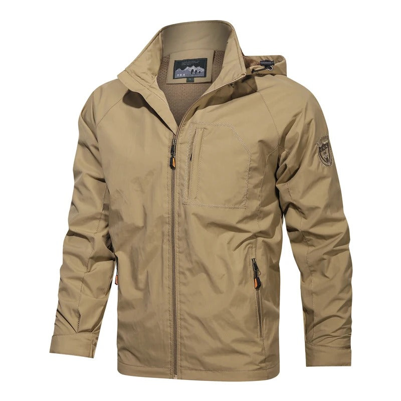 WW | Hooded Zip-Up Men's Windbreaker Jacket