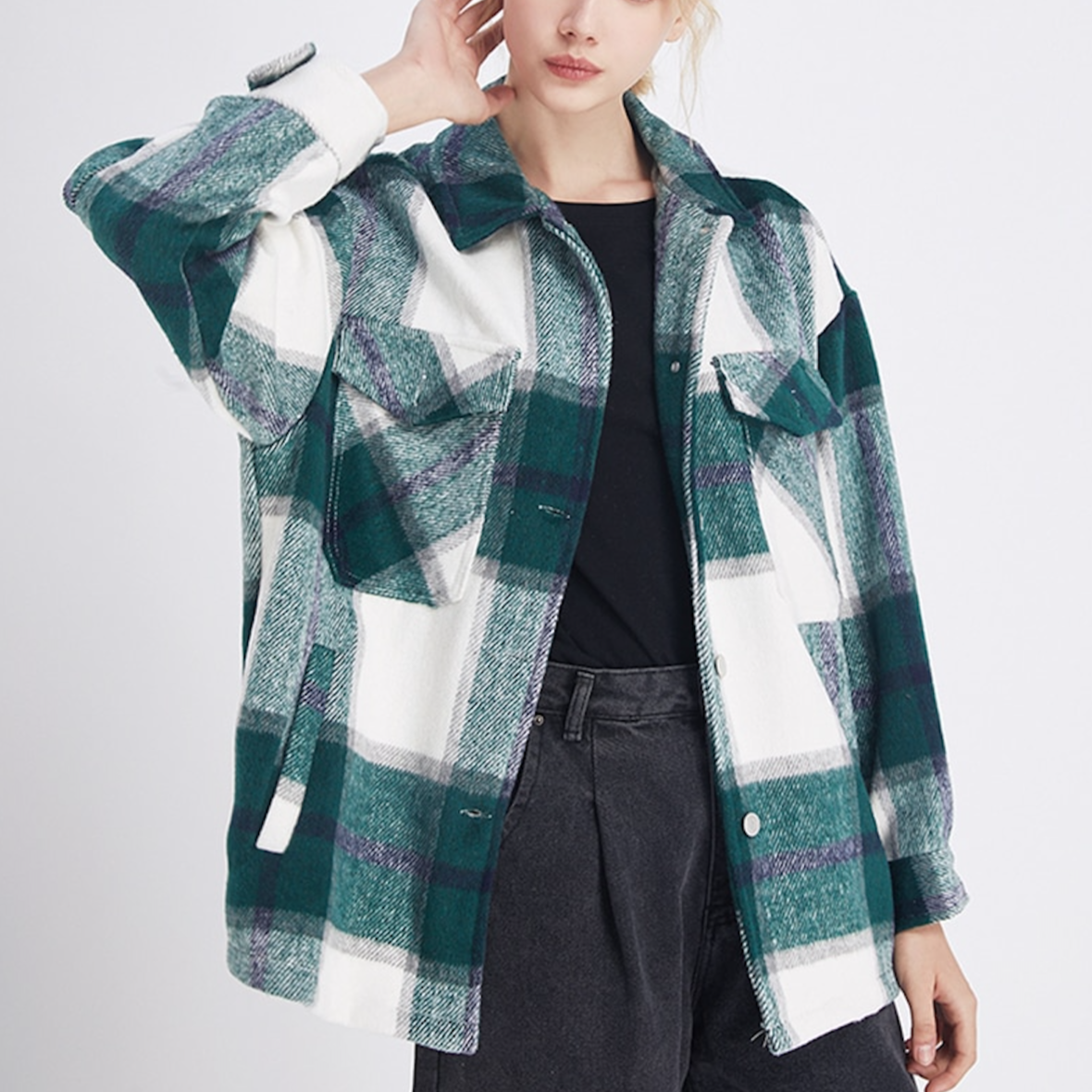 WW | Checked Transitional Jacket for Women