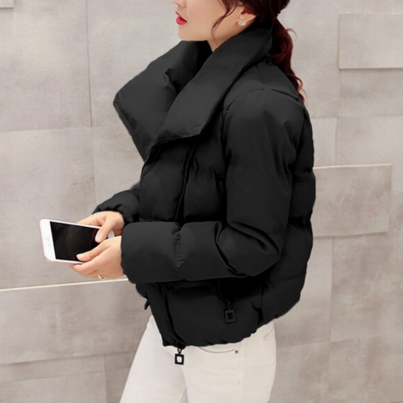 WW | Damen Winterjacke mit asymmetrischem Kragen