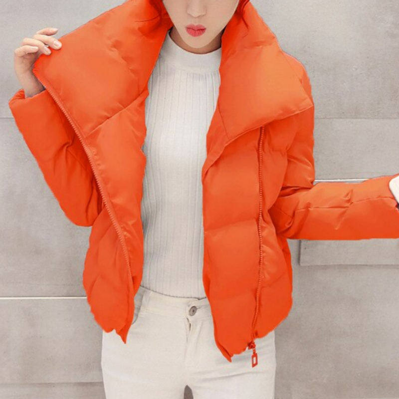 WW | Damen Winterjacke mit asymmetrischem Kragen