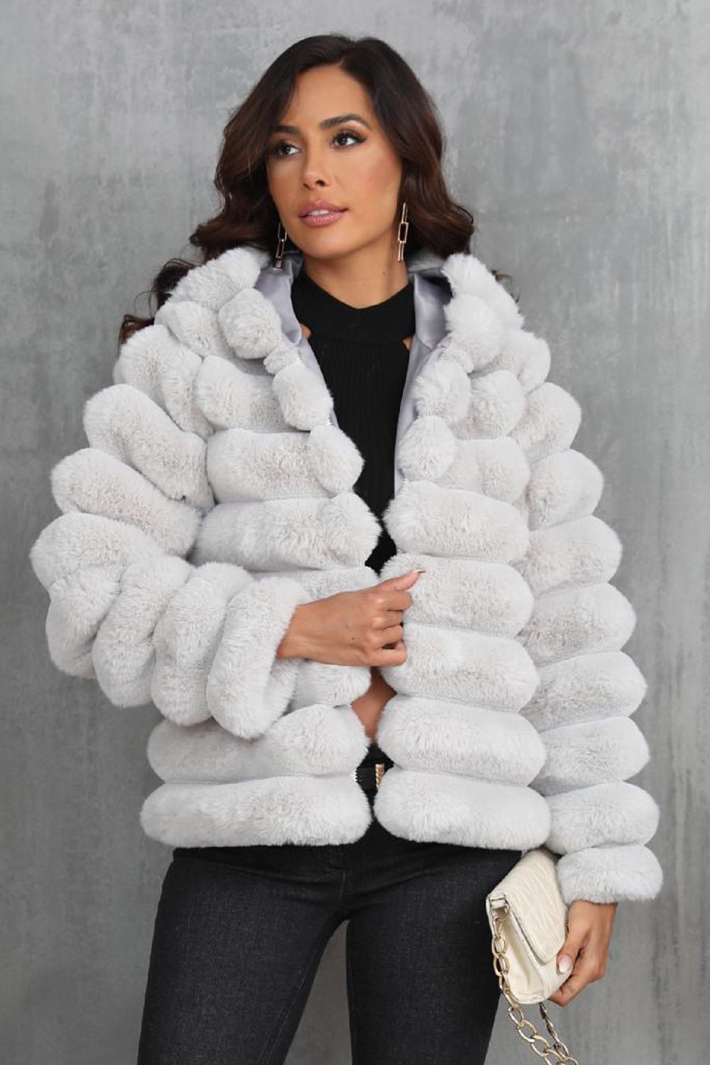 WW | Women's Fitted Teddy Jacket with Hood