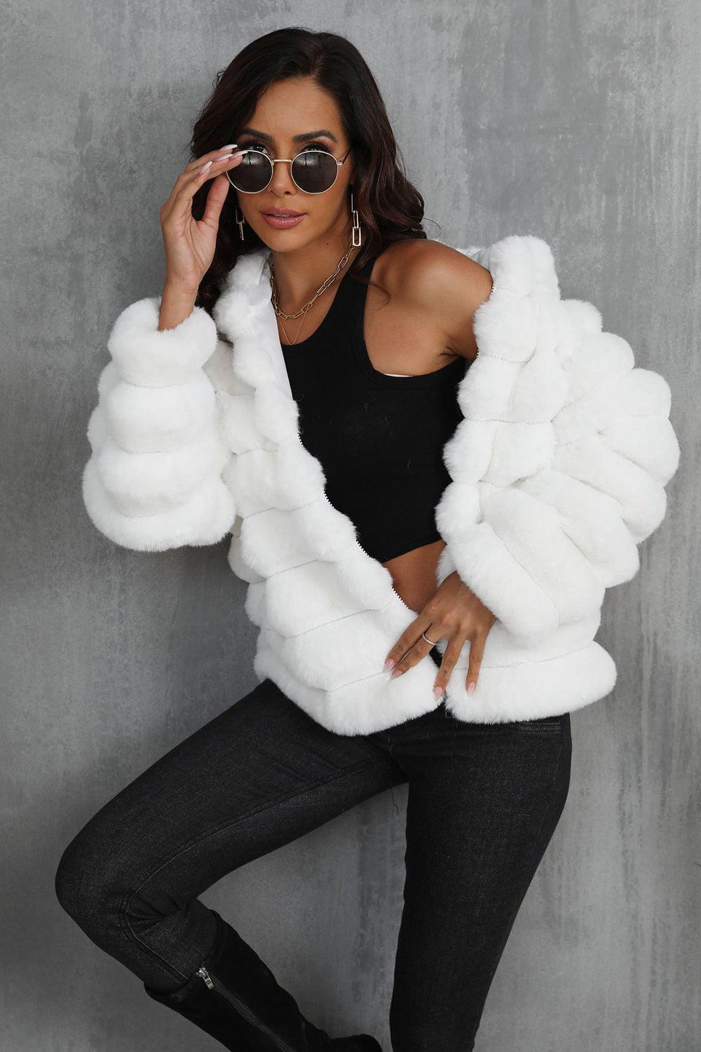WW | Women's Fitted Teddy Jacket with Hood