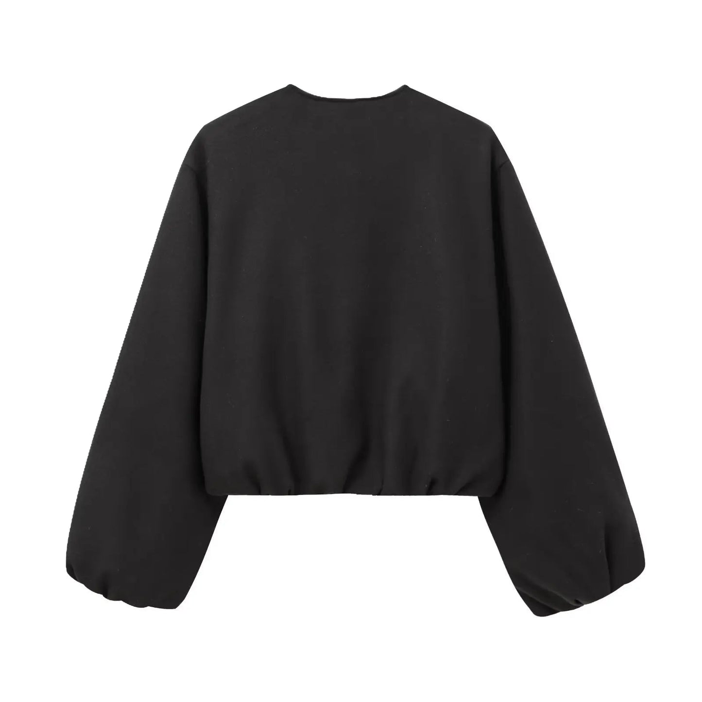 WW | Women's Bomber Jacket with Zipper and Elastic Fit