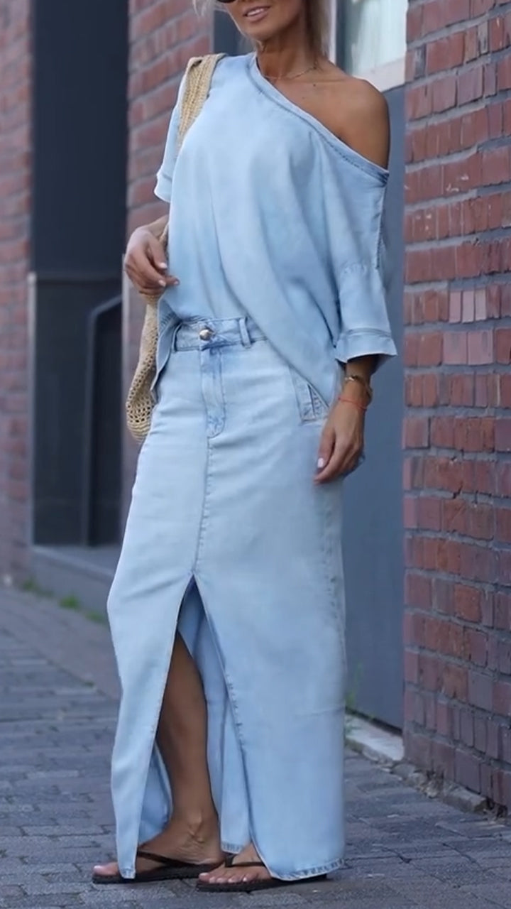 Amora™ | Casual Denim Suit