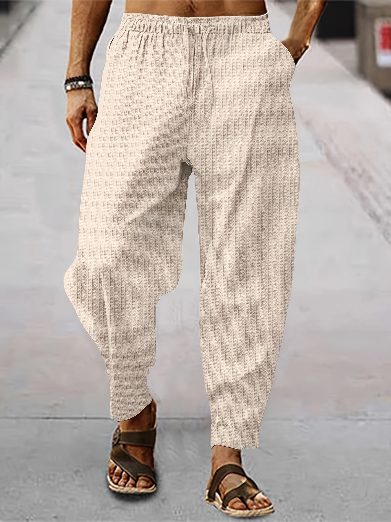 WW | Striped Men's Casual Summer Pants
