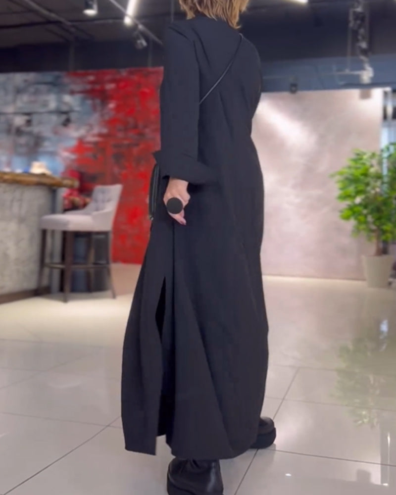W&W langes Kleid mit Seitenschlitz
