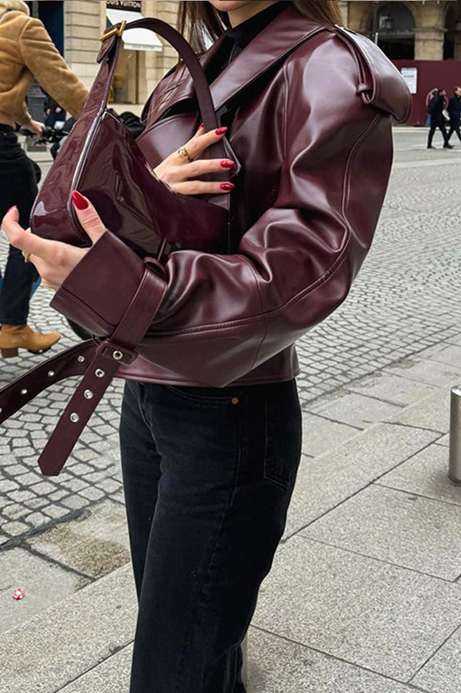WW | PU Leder Motorradjacke