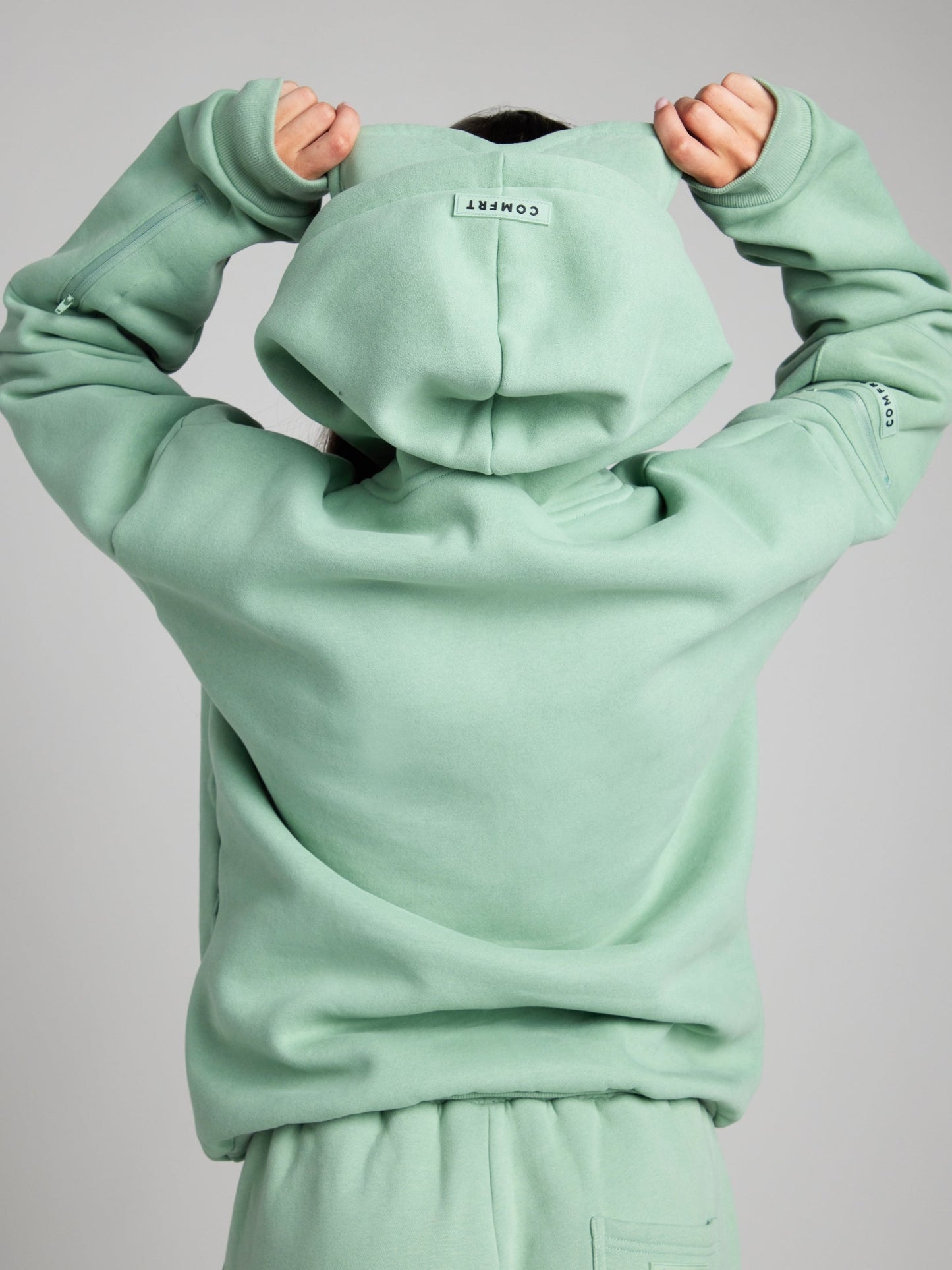 WW | Cozy travel hoodie with airplane mode graphic