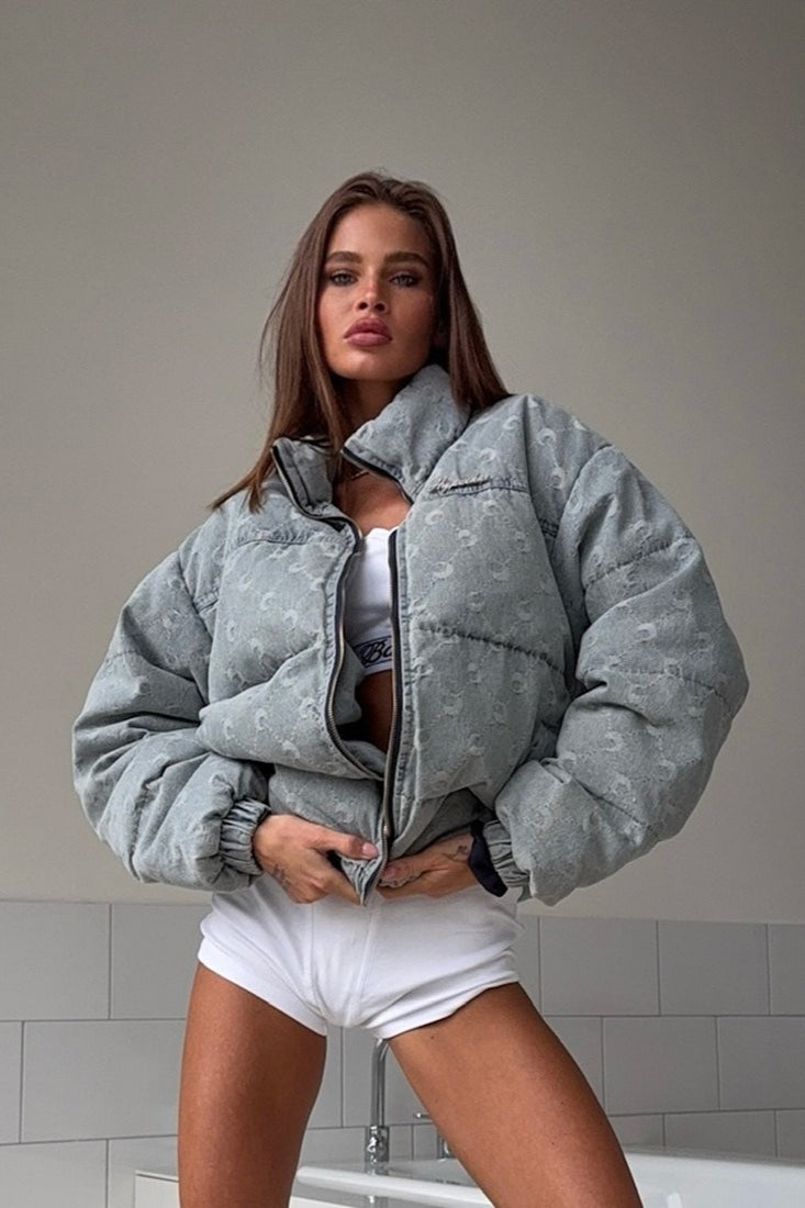 WW | Gewaschene Mond Pufferjacke
