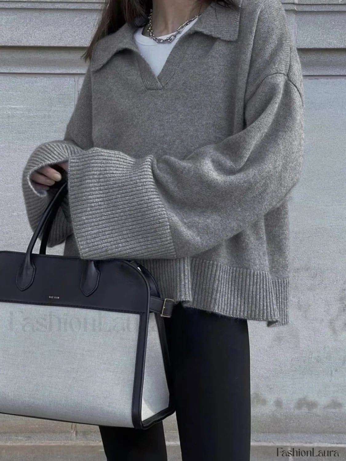 WW | Cozy minimalist oversized knit sweater
