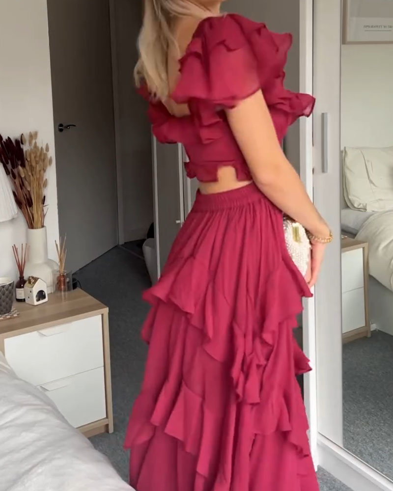 Backless square-neck dress