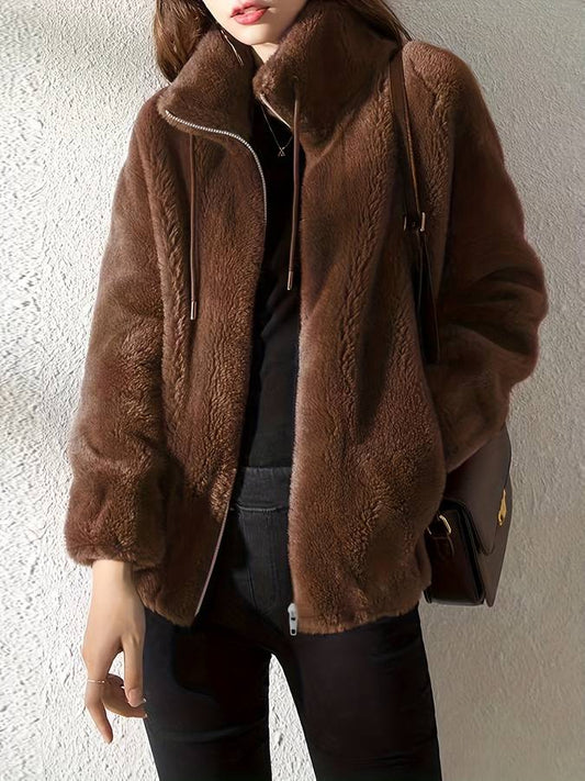 WW | Damen Fleecejacke mit Taschen