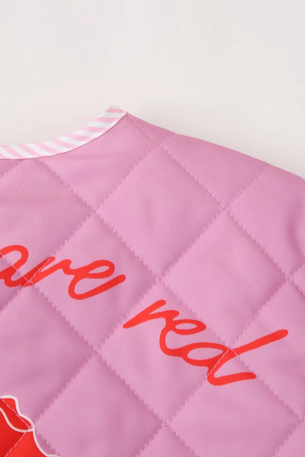 WW | Print Schleife Steppjacke
