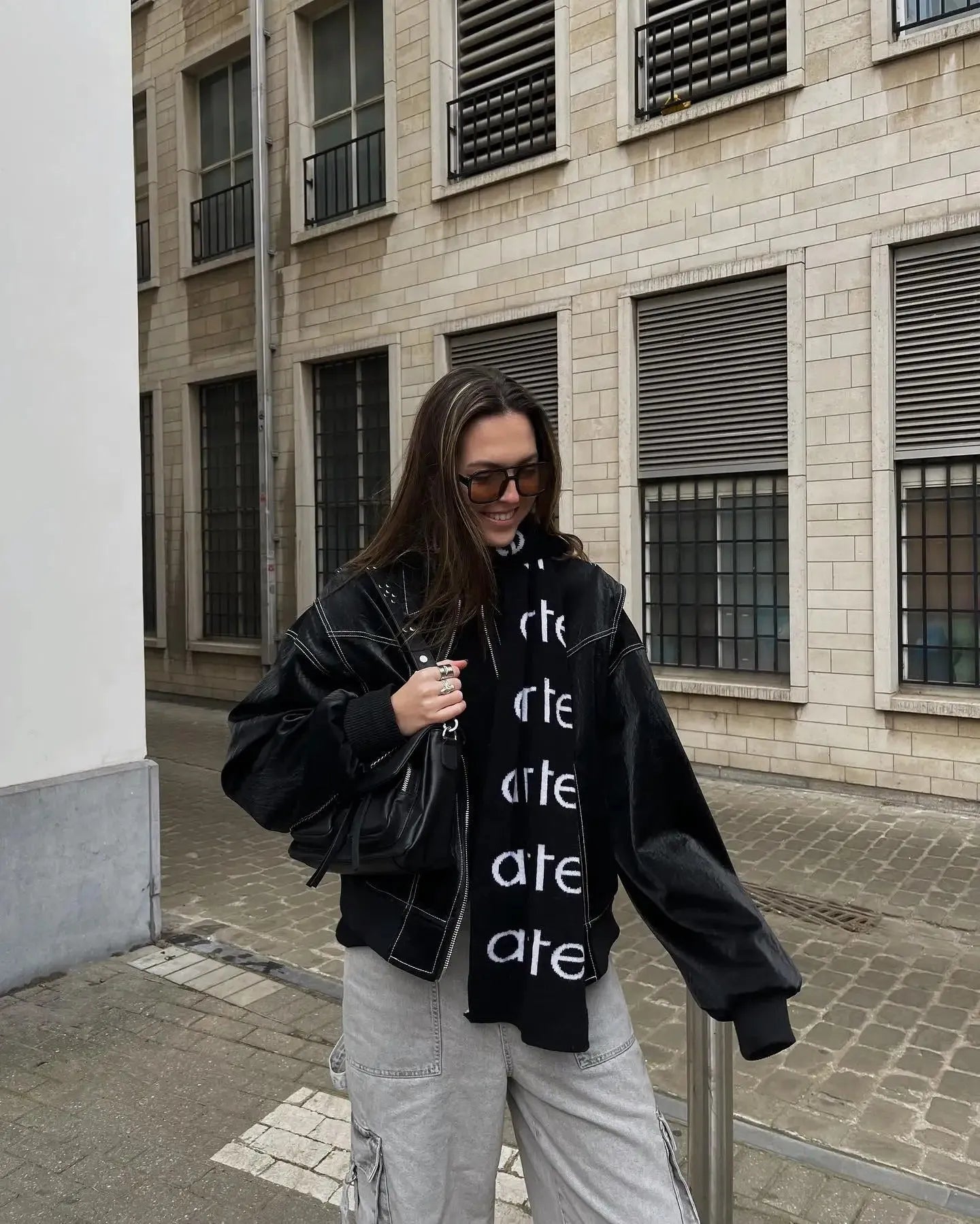 WW | Women's Vintage Oversized Leather Jacket - Perfect for WW | Days
