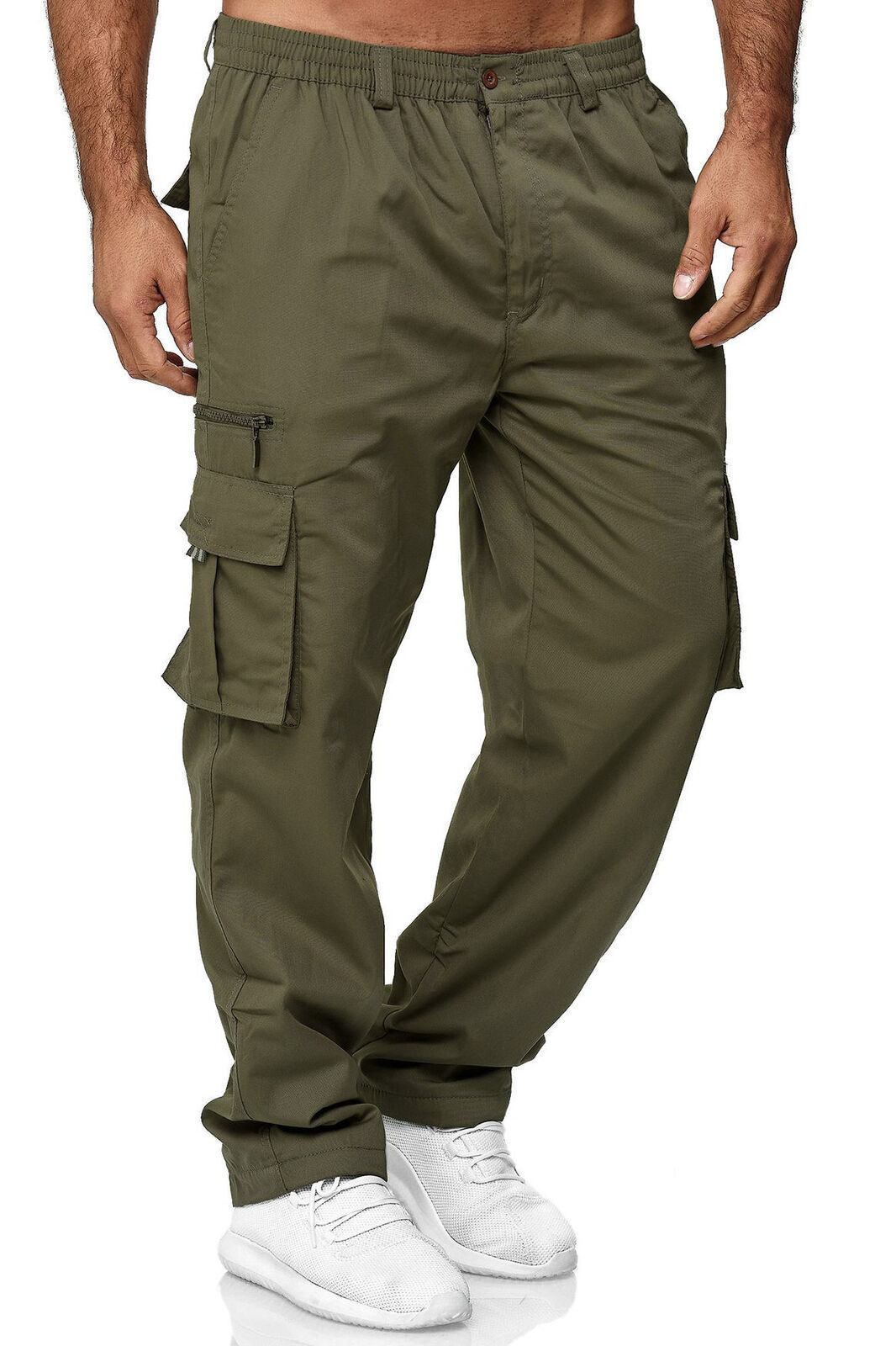 WW | Bequeme Herren Cargo Hose Mit Mehreren Taschen
