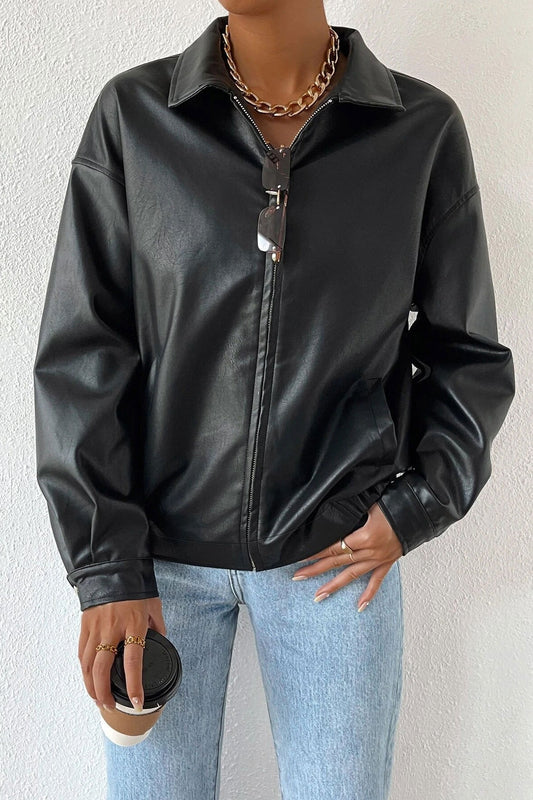 WW | Farbe Lederlookjacke